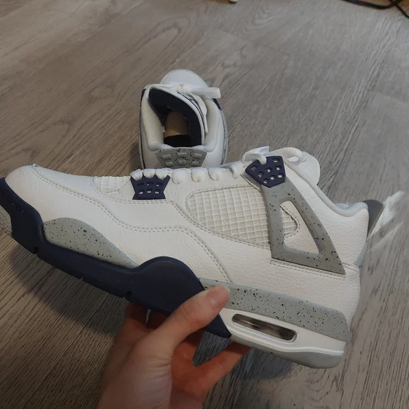 Jordan 4 Midnight Navy Size 10 Deadstock - Picture 5 of 7